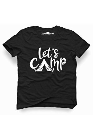Tshirthane Lets go camping Tişört Erkek Tshirt