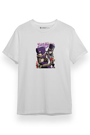 Boogiepop Phantom Dark Night Beyaz Kısa kol Erkek Tshirt