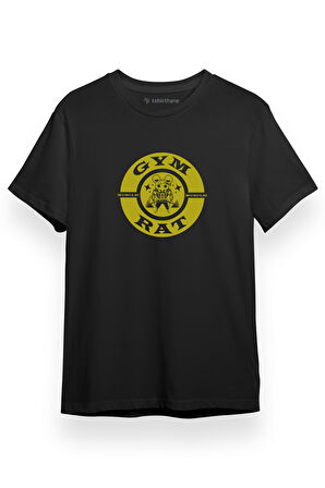 Demon Slayer Anime Muscle Gym Rat Siyah Kısa kol Erkek Tshirt