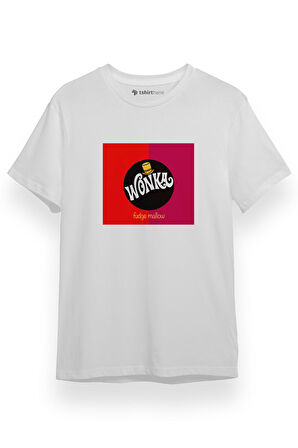 Willy Wonka Fudge Mallow Beyaz Kısa kol Erkek Tshirt