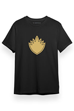 Guardians of the Galaxy Ravager Logo Siyah Kısa kol Erkek Tshirt