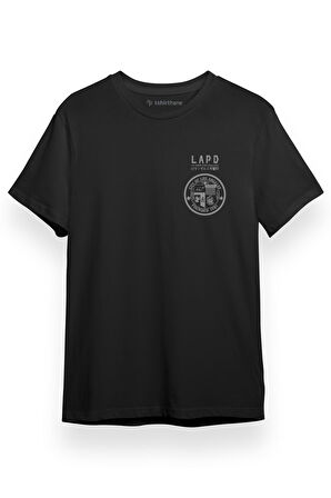 Blade Runner LAPD 2049 Logo Siyah Kısa kol Erkek Tshirt