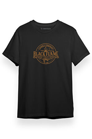 Candle Company Black Flame Siyah Kısa kol Erkek Tshirt