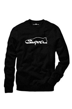 Tshirthane Toyota Supra Sweatshirt Uzunkollu