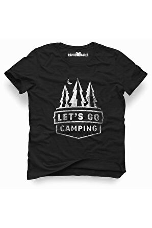 Tshirthane Lets go camping çam Tişört Erkek Tshirt