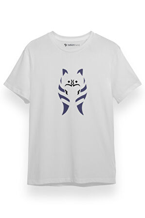 Ahsoka Tano Minimal Beyaz Kısa kol Erkek Tshirt