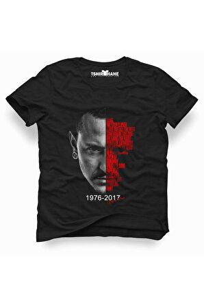 Tshirthane link in park Chester Bennington lirik Tişört Erkek Tsh