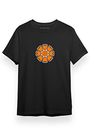 Avatar The Last Airbender White Lotus Siyah Kısa kol Erkek Tshirt