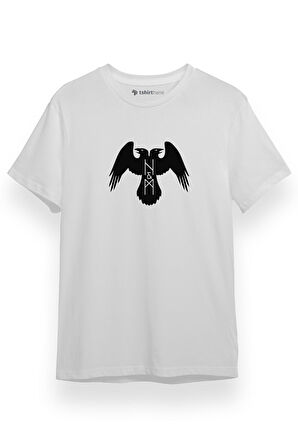 Thor's Ravens Huginn and Muninn Beyaz Kısa kol Erkek Tshirt
