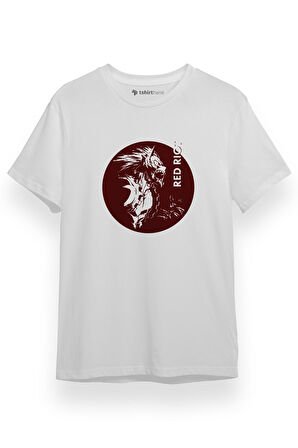 My Hero Academia Red Riot Beyaz Kısa kol Erkek Tshirt