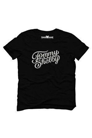 Tshirthane Peaky Blinders Tommy Shelby Logo Tişört Erkek Tshirt