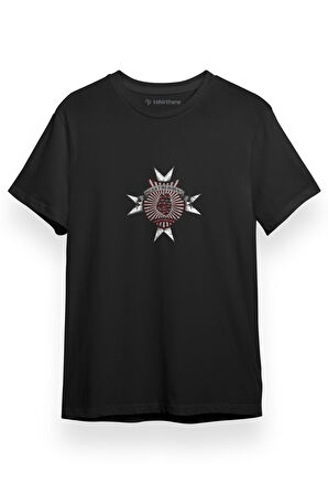 Shadow And Bone Heartrender Siyah Kısa kol Erkek Tshirt