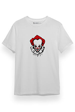 Penniwise Face Beyaz Kısa kol Erkek Tshirt