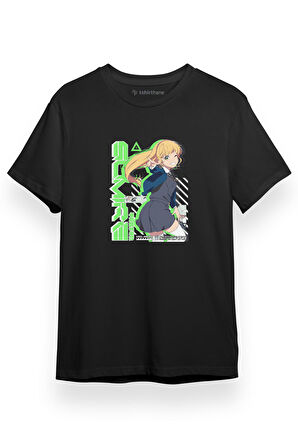 Love Live Anime Sumire Heanna Poster Siyah Kısa kol Erkek Tshirt