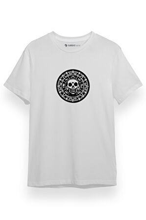 Pirate Of The Carribean Money Logo Beyaz Kısa kol Erkek Tshirt