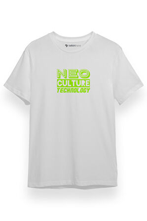 NCT Neo Culture Technology Letter Logo Beyaz Kısa kol Erkek Tshirt