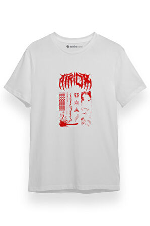 Halo Atriox Aesthetic Beyaz Kısa kol Erkek Tshirt