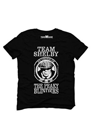 Tshirthane Peaky Blinders Team Tommy Shelby Tişört Erkek Tshirt
