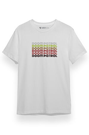 Doom Patrol Rainbow Beyaz Kısa kol Erkek Tshirt