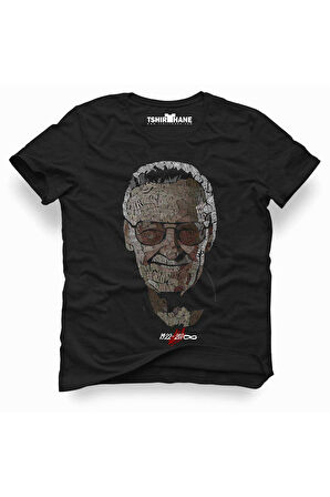 Tshirthane marvel stan lee tipografi Tişört Erkek Tshirt