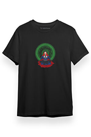 Doctor Strange Make A Difference Siyah Kısa kol Erkek Tshirt