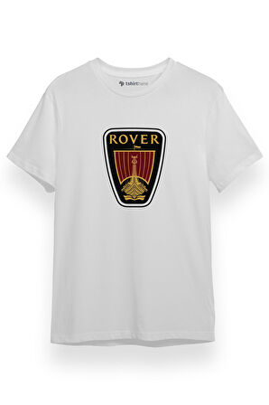 Vikings Rover Amblem Beyaz Kısa kol Erkek Tshirt