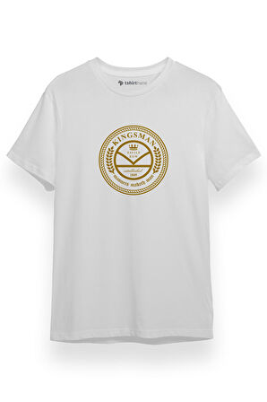 Kingsman The Tailors Beyaz Kısa kol Erkek Tshirt