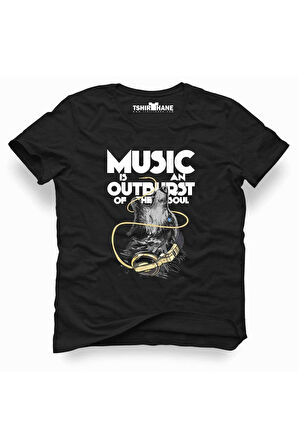 Tshirthane Music Outburst Tişört Erkek Tshirt