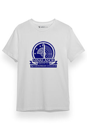 Rings Of Power Minas Anor Numenorean College Beyaz Kısa kol Erkek Tshirt