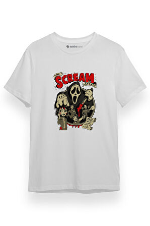Scream Retro The Legacy Beyaz Kısa kol Erkek Tshirt