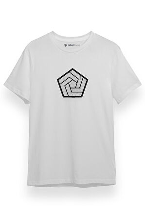 Tenet Rotas Logo Beyaz Kısa kol Erkek Tshirt
