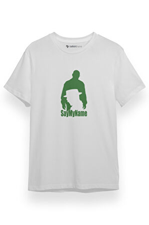 Breaking Bad Say My Name Beyaz Kısa kol Erkek Tshirt