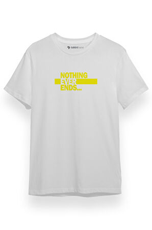 Watchmen Nothing Ever Ends Beyaz Kısa kol Erkek Tshirt