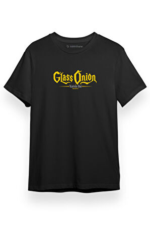Knives Out Glass Onion Siyah Kısa kol Erkek Tshirt
