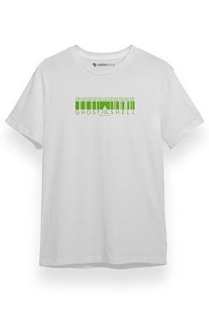 Ghost in the Shell Anime Matrix Style Beyaz Kısa kol Erkek Tshirt