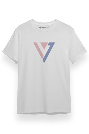 Seventeen Logo Beyaz Kısa kol Erkek Tshirt