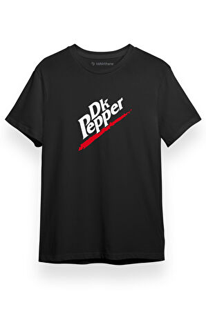 Steins Gate DK Pepper Siyah Kısa kol Erkek Tshirt
