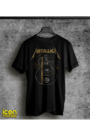 IconMadness Metallica Baskılı Müzik Tişört Kısakollu Tshirt