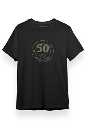 Cowboy Bebop Woolong Coin Siyah Kısa kol Erkek Tshirt
