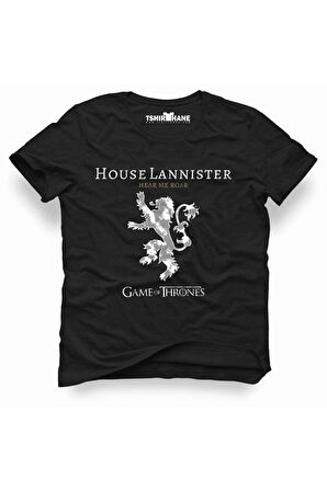 Tshirthane Game of Thrones HOUSE LANNISTER  Tişört Erkek Tshirt