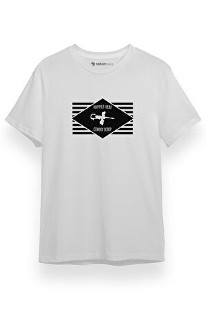 Cowboy Bebop Hammer Head Beyaz Kısa kol Erkek Tshirt