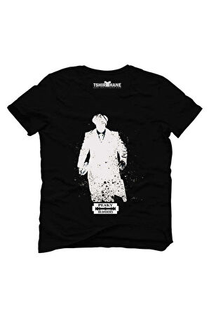 Tshirthane Peaky Blinders Tommy Shelby gölge Tişört Erkek Tshirt