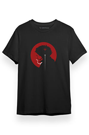 Cowboy Bebop Spike Spiegel Space Siyah Kısa kol Erkek Tshirt