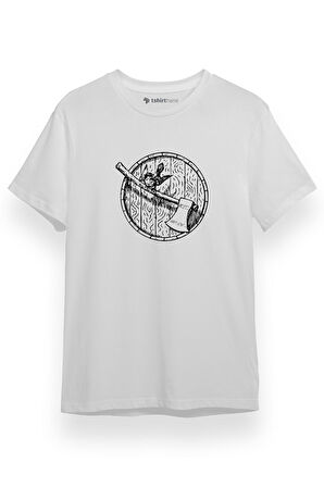 Ax Bird Icon Beyaz Kısa kol Erkek Tshirt