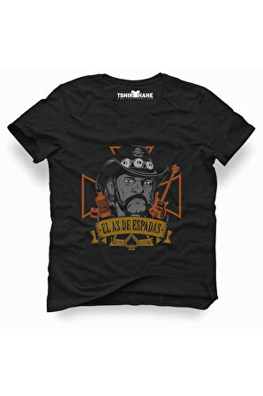 Tshirthane motörhead Lemmy Kilmister viski Tişört Erkek Tshirt