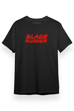 Blade Runner Logo Siyah Kısa kol Erkek Tshirt