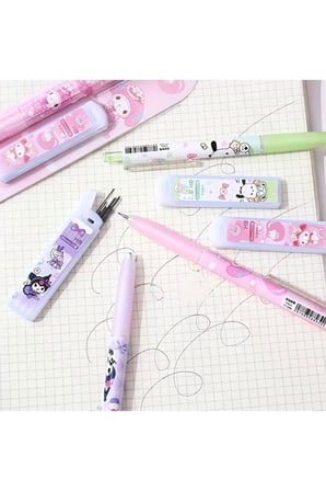 Sanrio Karakter Baskılı Basmalı Uçlu Kalem Seti – 0.5 mm Kawaii Kırtasiye Okul Setleri 1 adet