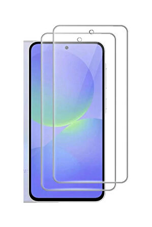 Uhel Samsung Galaxy A36 Ekran Koruyucu Film Kırılmaz Cam Koruması Parlak Şeffaf Temperli Darbe Dayanıklı