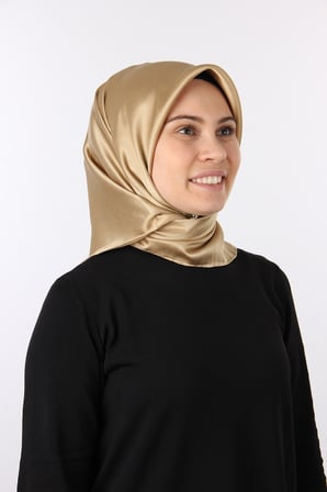 364 Aker Taşlanmış Düz İpek Eşarp 7747758