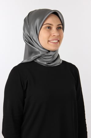 372 Aker Taşlanmış Düz İpek Eşarp 7747758
